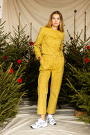 Blouse Mala - Damassé Golden Lime - Femme