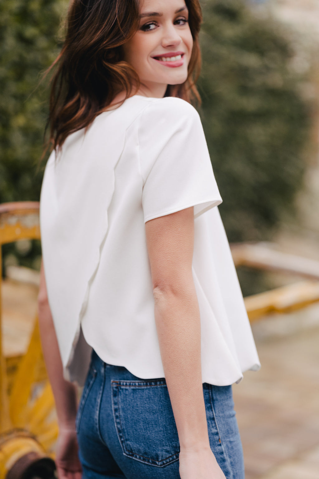 MILAN WHITE BLOUSE