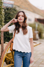 MILAN WHITE BLOUSE