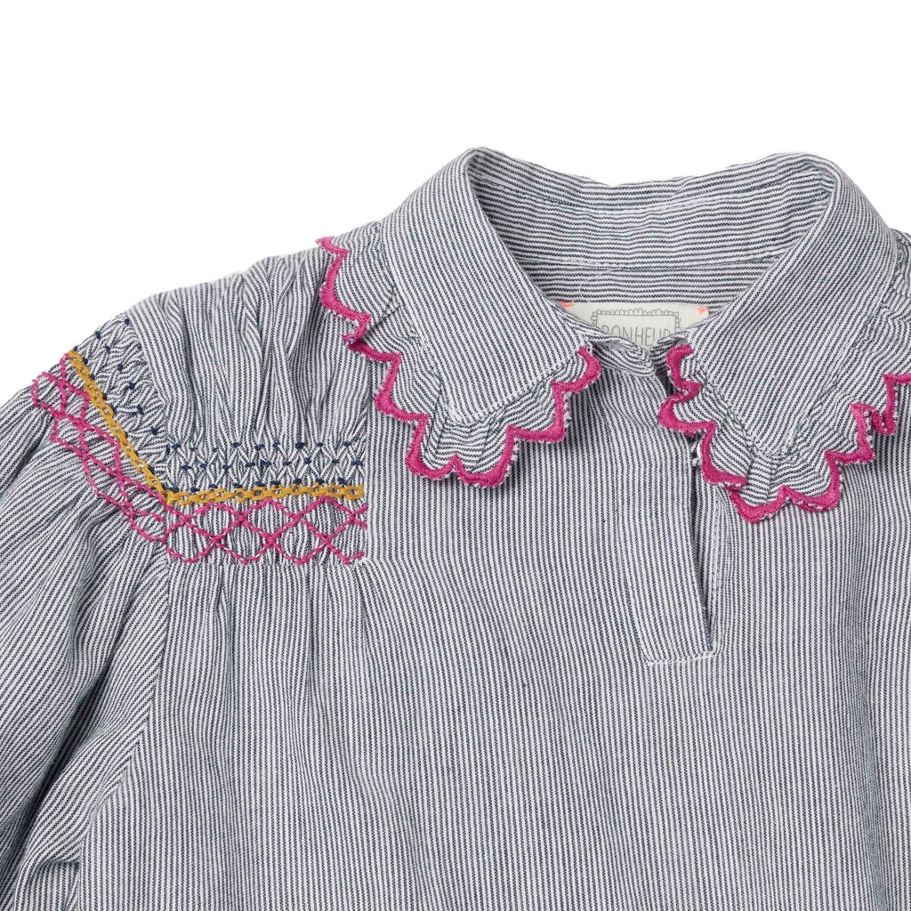 Blouse Sydney - Rayures Bleu/Blanc