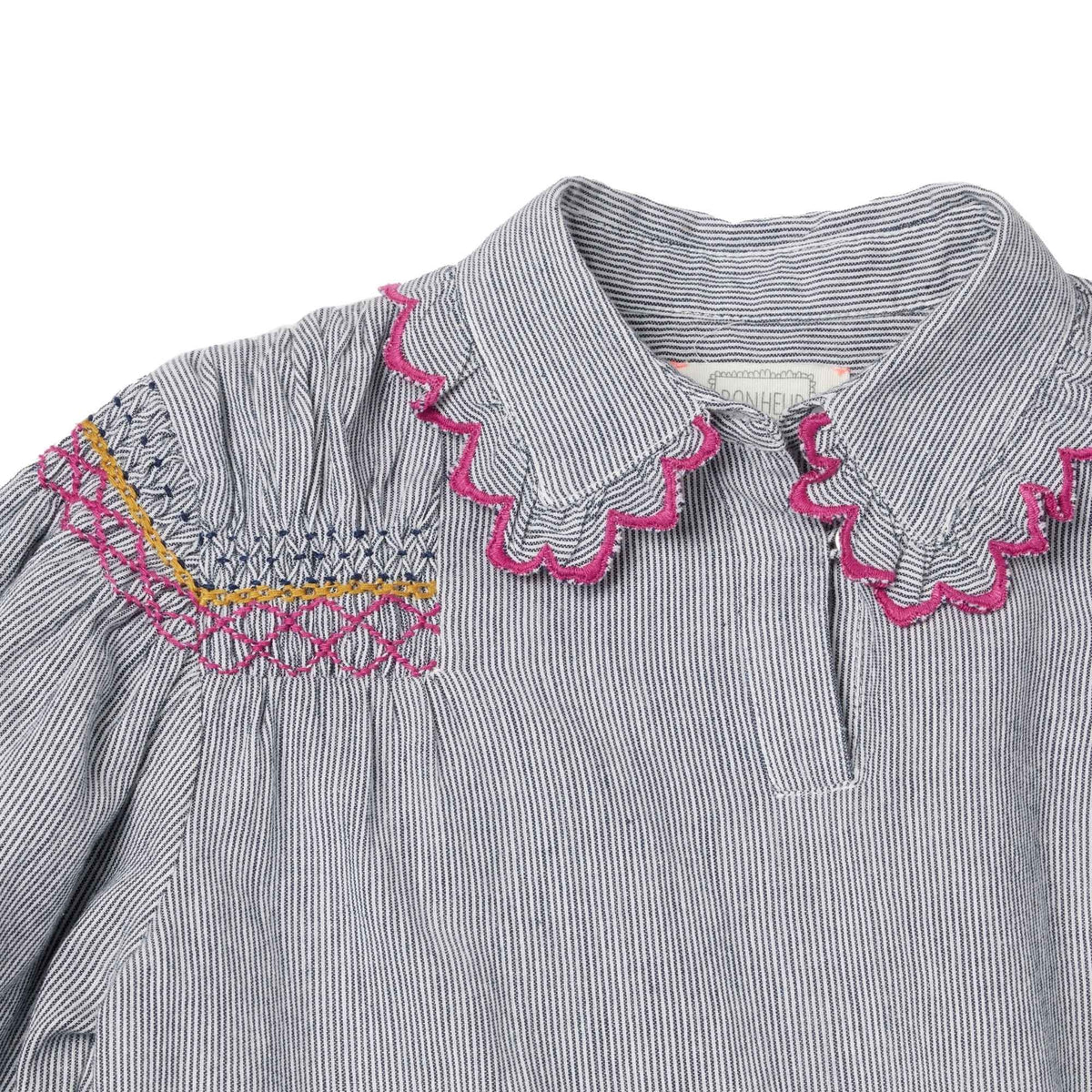 Blouse Sydney - Rayures Bleu/Blanc