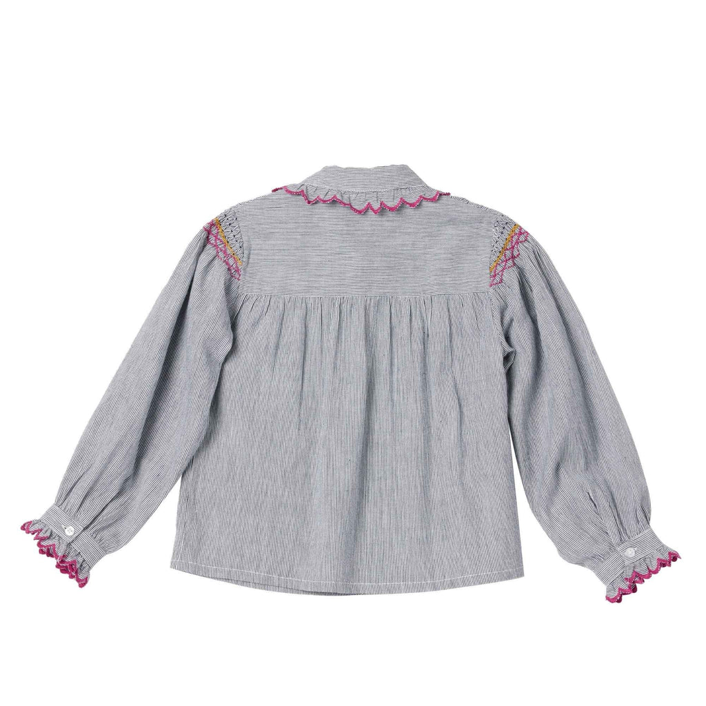 Blouse Sydney - Rayures Bleu/Blanc
