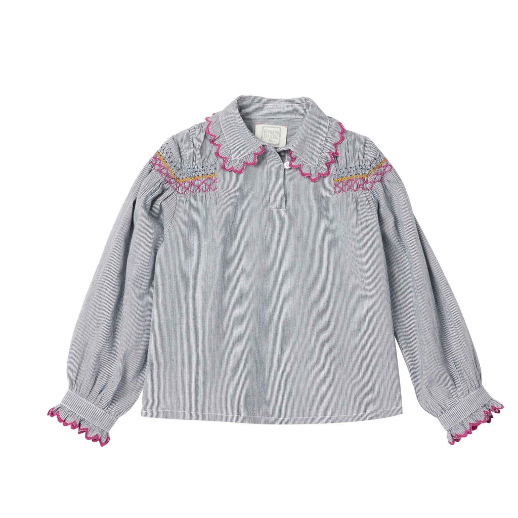 Blouse Sydney - Rayures Bleu/Blanc