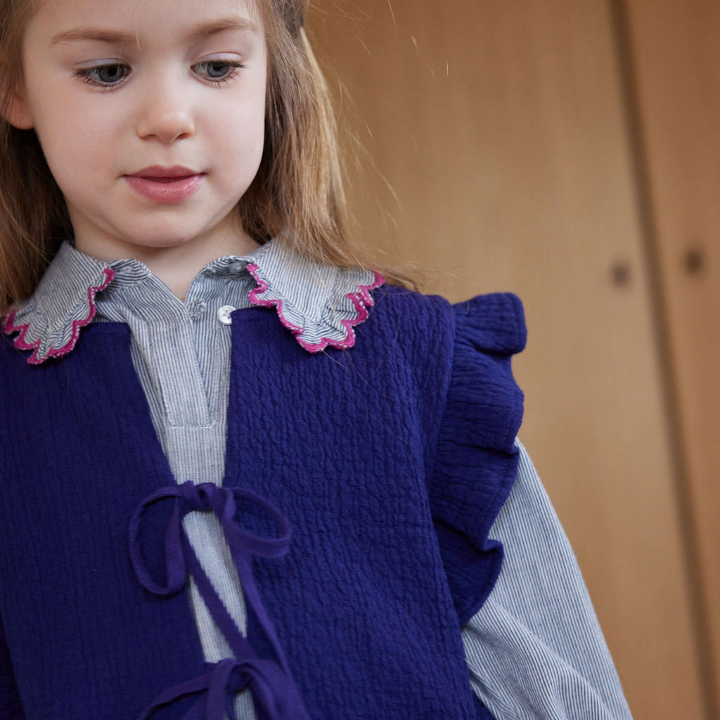 Blouse Sydney - Rayures Bleu/Blanc