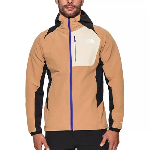 Blouson À Capuche M Ao Softshell - Camel