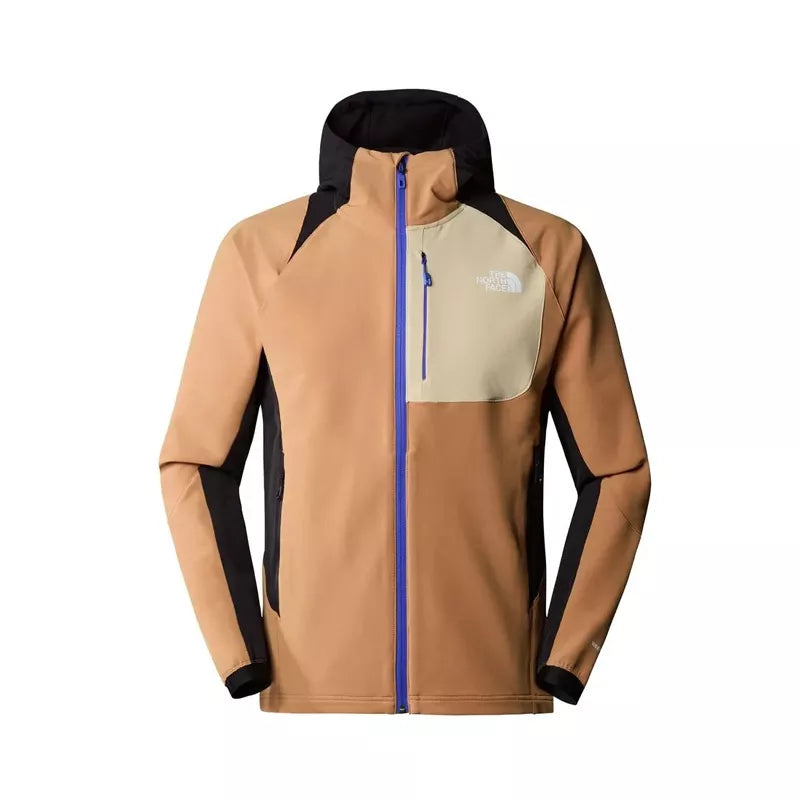 Blouson Ã Capuche M Ao Softshell - Camel - Mixte