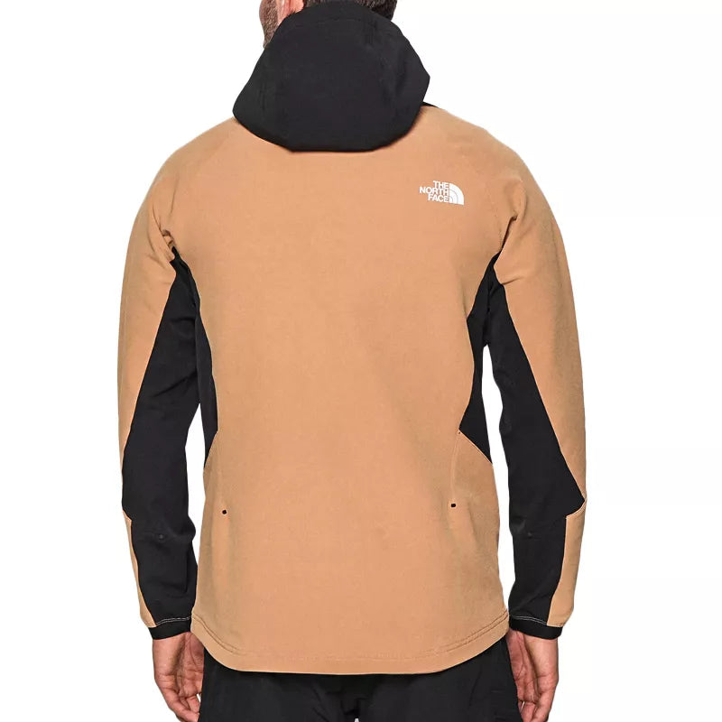 Blouson Ã Capuche M Ao Softshell - Camel - Mixte