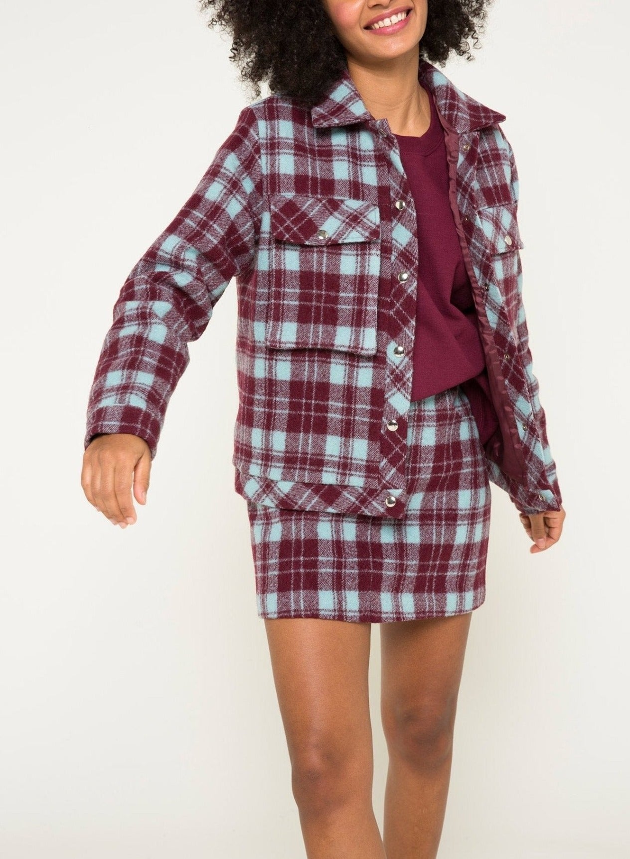 Alvy Mermoz Jacket - Bordeaux
