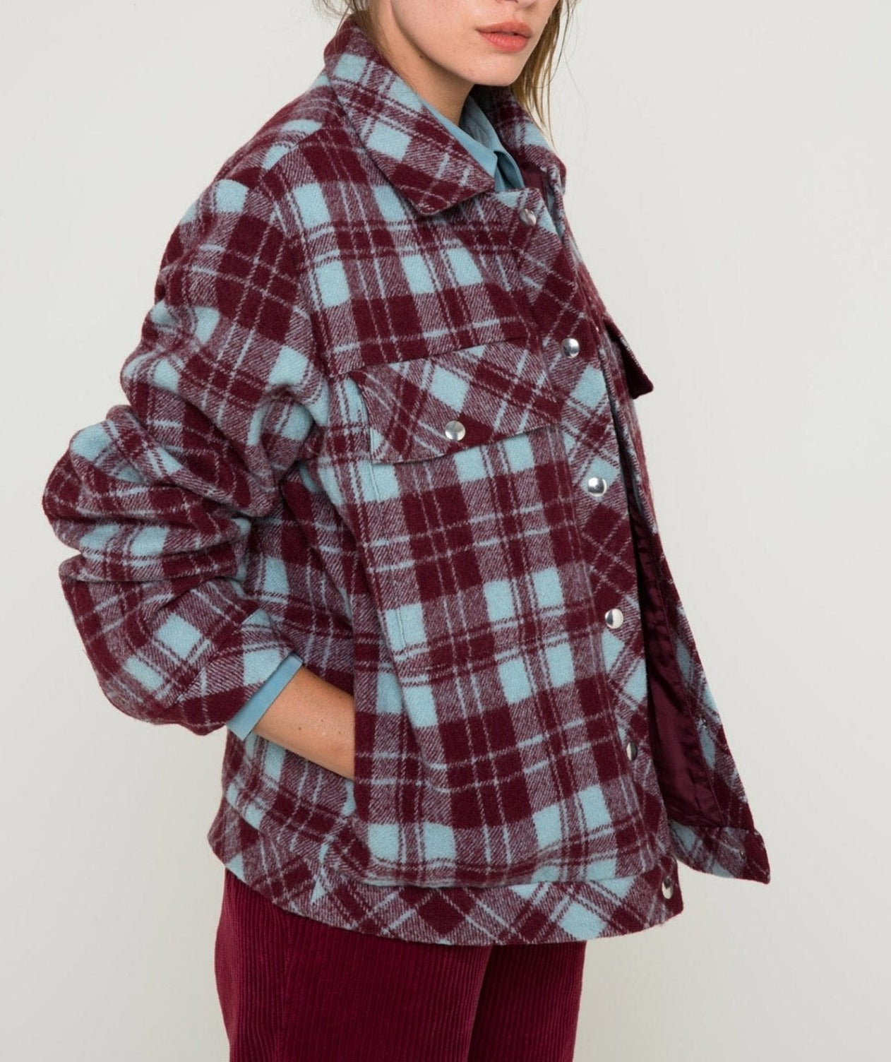 Alvy Mermoz Jacket - Bordeaux