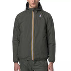 Blouson Doubler K-Way Le Vrai 4.0 Claude Warm - Kaki/Noir