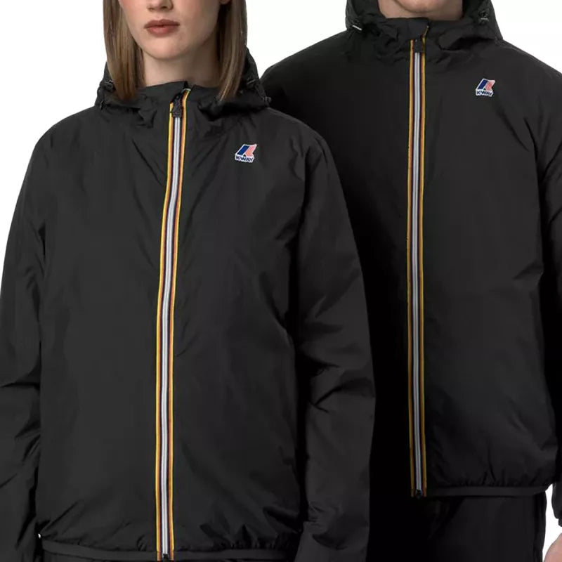 K-Way Le Vrai 4.0 Claude Warm Doubler Jacket - Pure Black