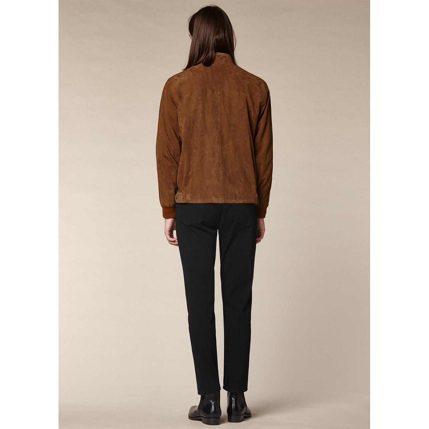 Fursac - Blouson En Daim - Cognac