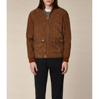 Fursac - Blouson En Daim - Cognac
