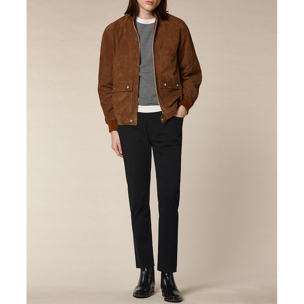 Fursac - Blouson En Daim - Cognac