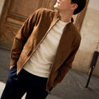 Fursac - Blouson En Daim - Cognac