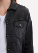 Replay - Blouson En Denim Hyperflex Bio - Black - Femme