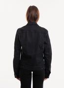 Replay - Blouson En Denim Hyperflex Stretch - Black - Femme