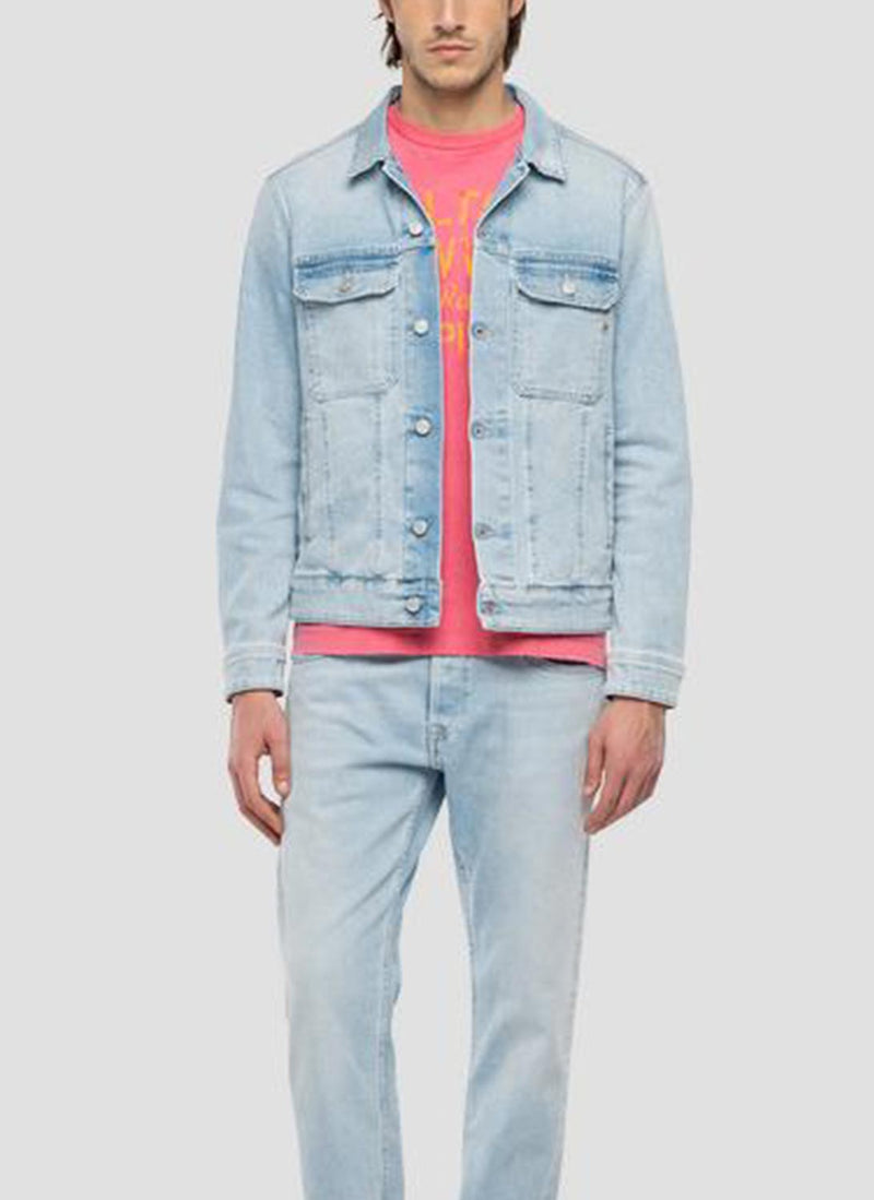 Replay - Blouson En Denim Original - Light Blue - Homme