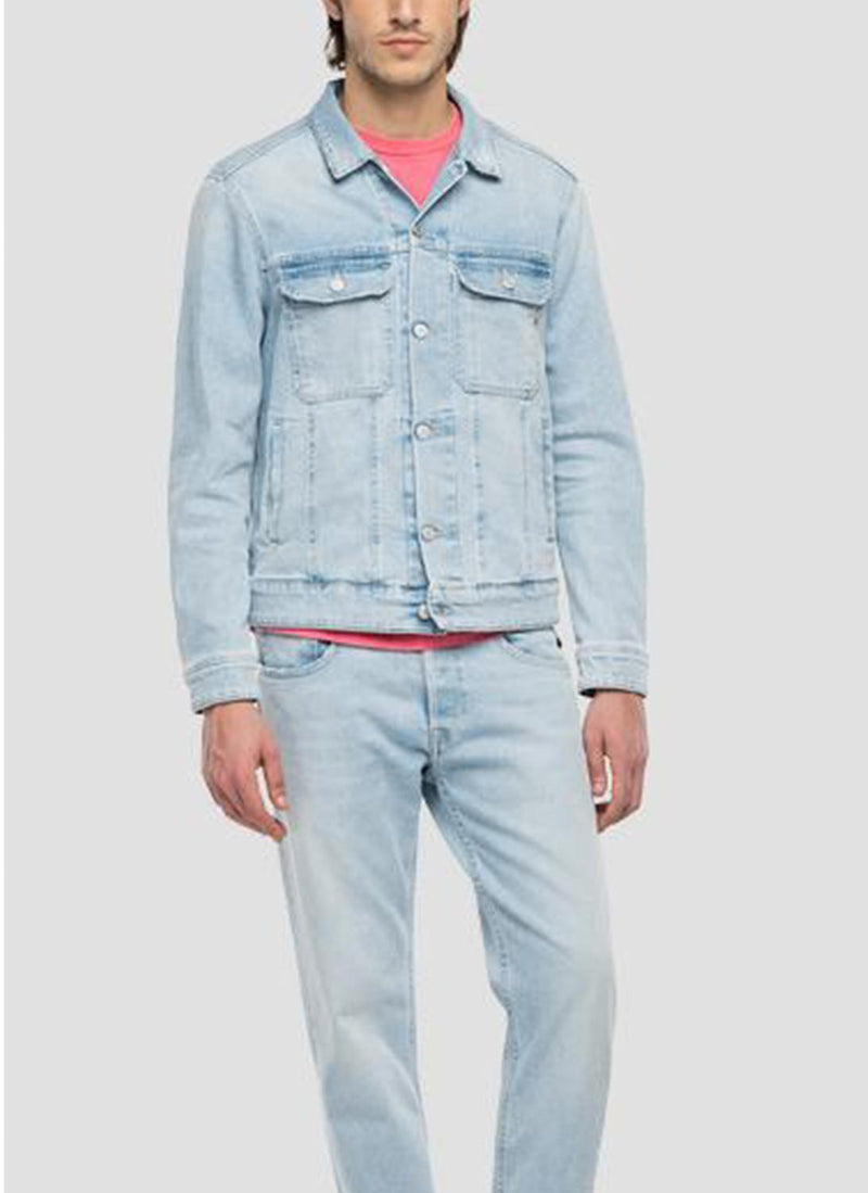 Replay - Blouson En Denim Original - Light Blue - Homme