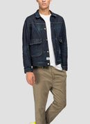 Replay - Blouson En Denim Tailoring - Dark Blue - Homme