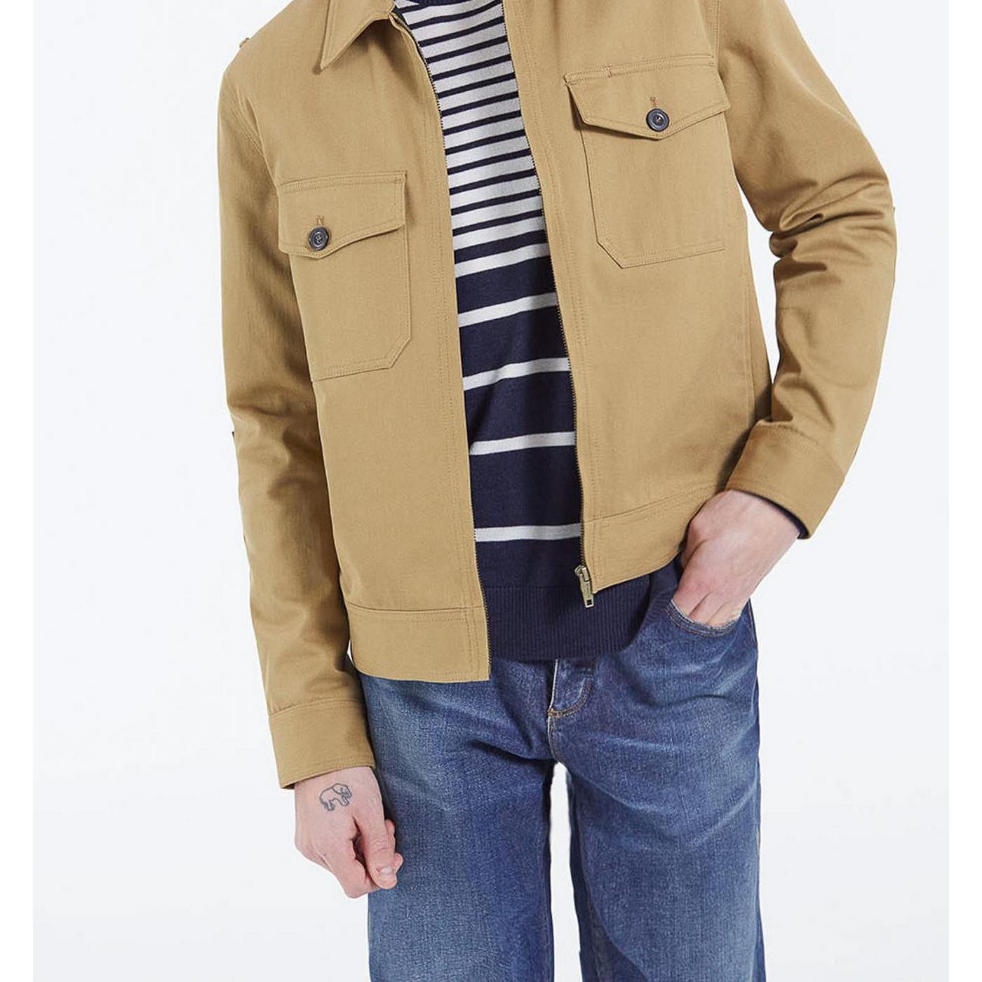 The Kooples - Canvas Jacket - Beige - Men