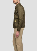 Replay - Blouson En Sergé Sartoriale Agender - Olive Green - Homme