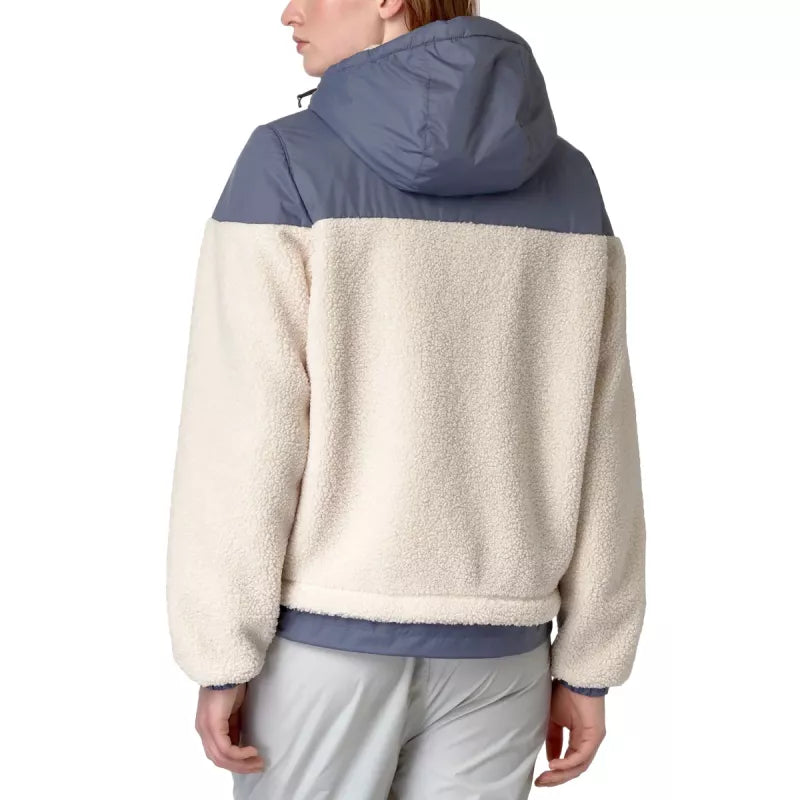 Chaqueta K-Way Le Vrai 3.0 Jildaz Sherpa - Azul y Beige
