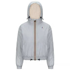 Blouson K-Way Le Vrai 4.0 Albine Orsetto - Gris/Ecru
