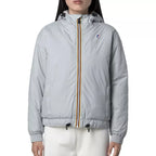 Blouson K-Way Le Vrai 4.0 Albine Orsetto - Gris/Ecru