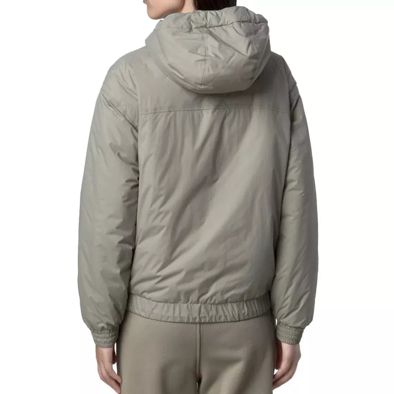 Blouson K-Way Le Vrai 4.0 Albine Orsetto - Kaki Clair, Ecru