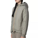 Blouson K-Way Le Vrai 4.0 Albine Orsetto - Kaki Clair, Ecru