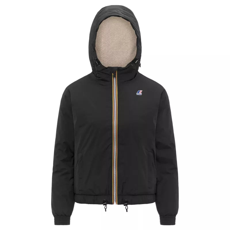 Chaqueta K-Way Le Vrai 4.0 Albine Orsetto - Negro puro