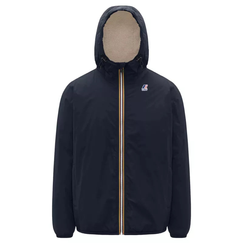 K-Way Le Vrai 4.0 Claude Orsetto Jacket - Navy/Ecru