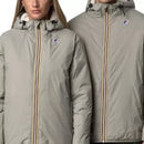 Blouson K-Way Le Vrai 4.0 Claude Orsetto - Kaki Clair, Ecru