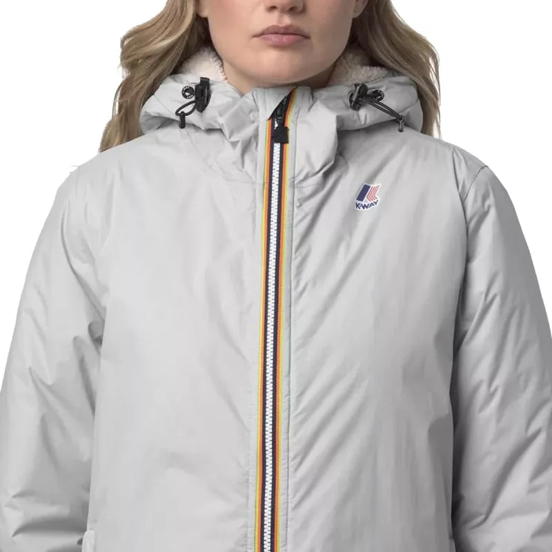 K-Way Le Vrai 4.0 Claude Orsetto Jacket - Grey/Ecru