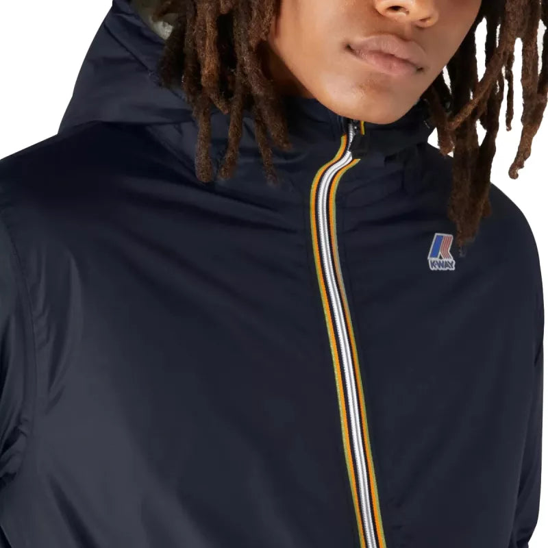 Blouson K-Way Le Vrai Claude 3.0 Sherpa - Marine/Ecru