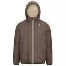 K-Way Le Vrai Claude 3.0 Sherpa Jacket - Brown/Ecru