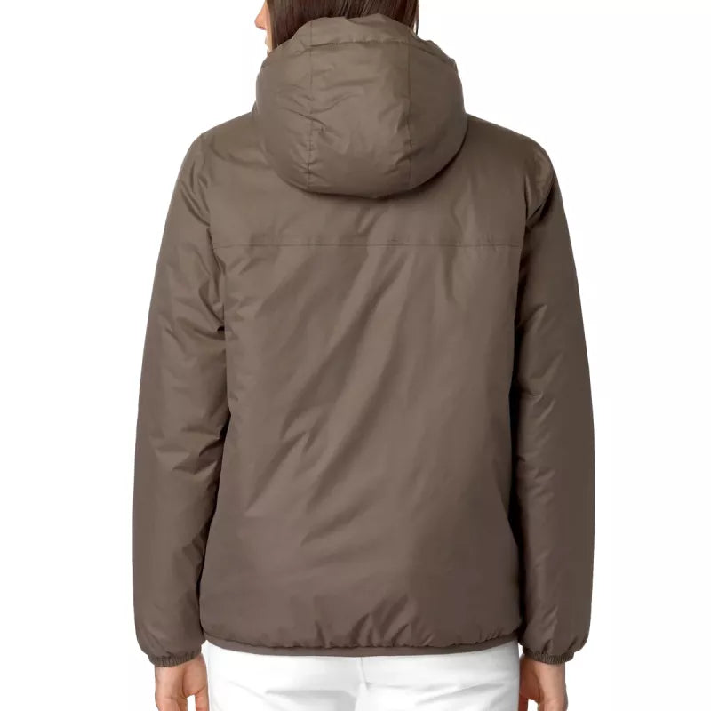 Cazadora K-Way Le Vrai Claude 3.0 Sherpa - Marrón/Crudo