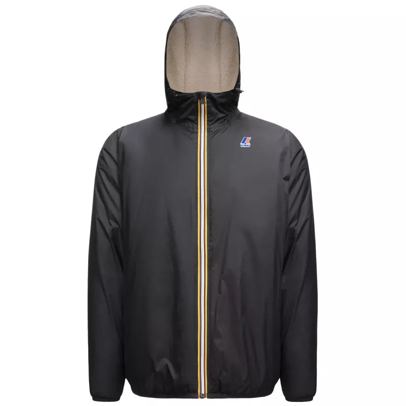 Blouson K-Way Le Vrai Claude 3.0 Sherpa - Ecru/Blackpure