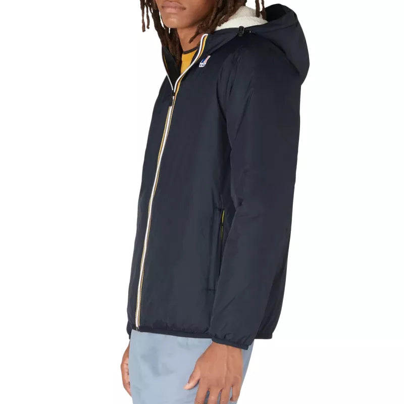 Blouson K-Way Le Vrai Claude 3.0 Sherpa - Marine/Ecru