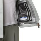 Giubbotto K-Way Sarthe Linen Blend - Argento