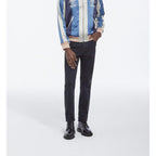 The Kooples - Blouson Réversible Brodé Bleu Et Rose Tissu Japonais - Homme