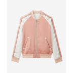 The Kooples - Blouson Réversible Brodé Bleu Et Rose Tissu Japonais - Homme