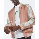 The Kooples - Chaqueta Reversible Bordada Tela Japonesa Azul Y Rosa - Hombre