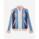 The Kooples - Chaqueta Reversible Bordada Tela Japonesa Azul Y Rosa - Hombre