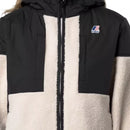 Blouson Sherpa K-Way Samson 4.0 Orsetto - Noir/Ecru