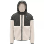 K-Way Samson 4.0 Orsetto Sherpa Jacket - Khaki/Ecru