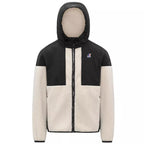 Cazadora Sherpa K-Way Samson 4.0 Orsetto - Negro/Crudo