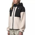 Cazadora Sherpa K-Way Samson 4.0 Orsetto - Negro/Crudo