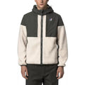 K-Way Samson 4.0 Orsetto Sherpa Jacket - Khaki/Ecru